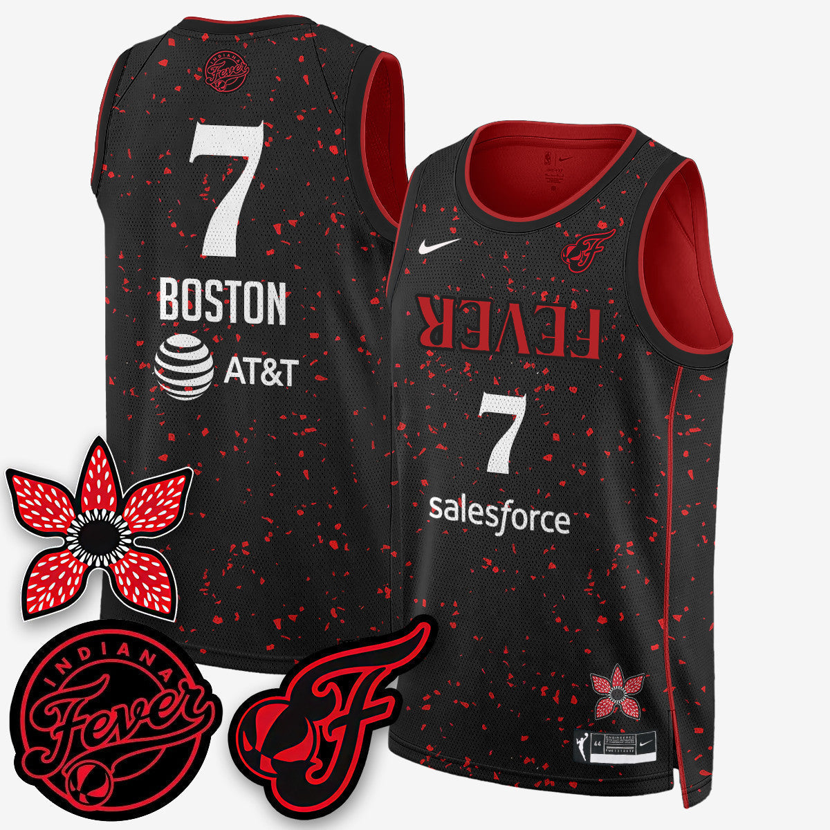 Men's Indiana Fever 'Stranger Things' Jersey - Stitched