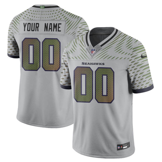 Seattle Seahawks F.U.S.E. Limited Rivalry Series Custom Jersey - All Stitched