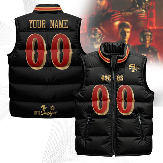 Custom San Francisco 49ers Rivalry Series Puffer Vest