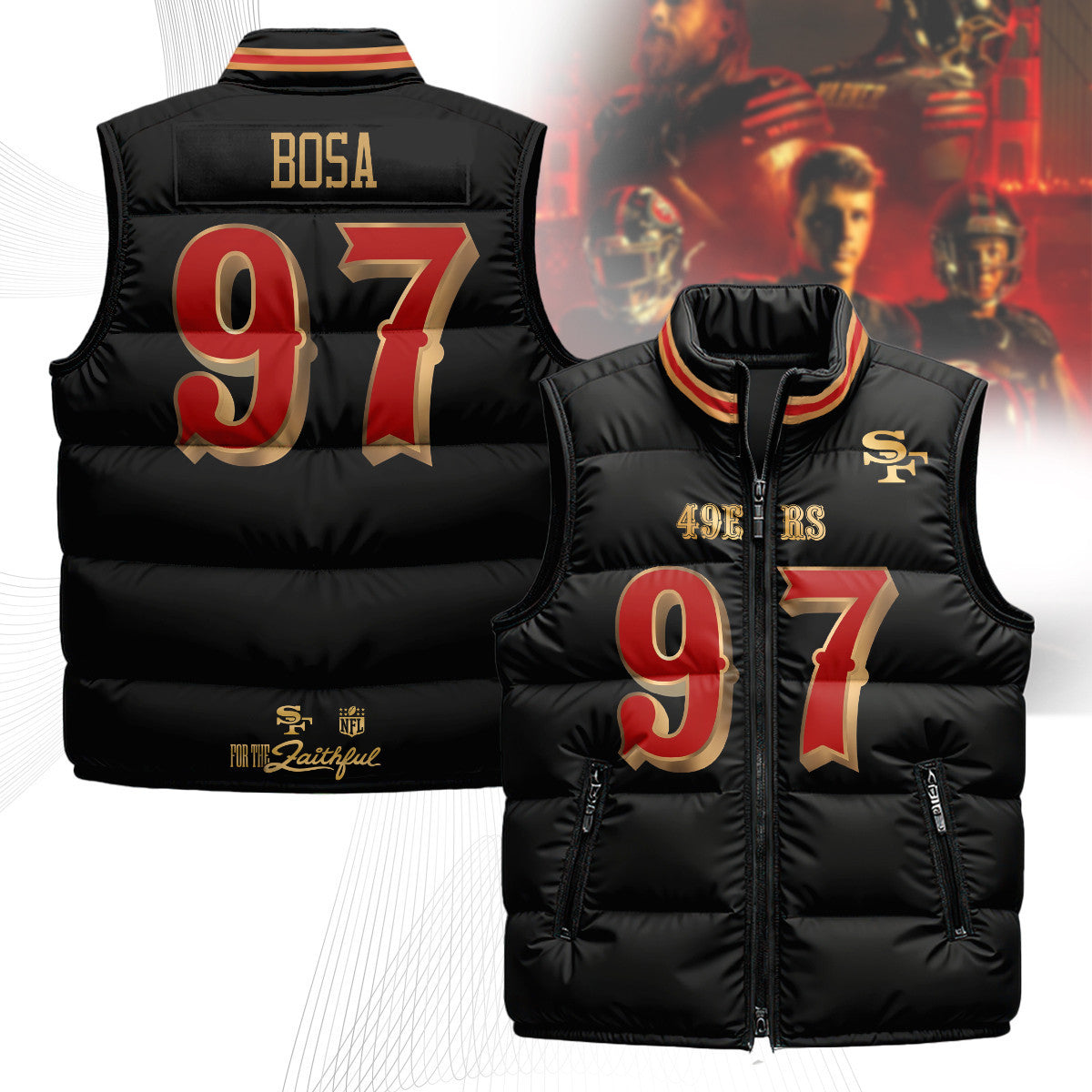 San Francisco 49ers Rivalry Series Puffer Vest