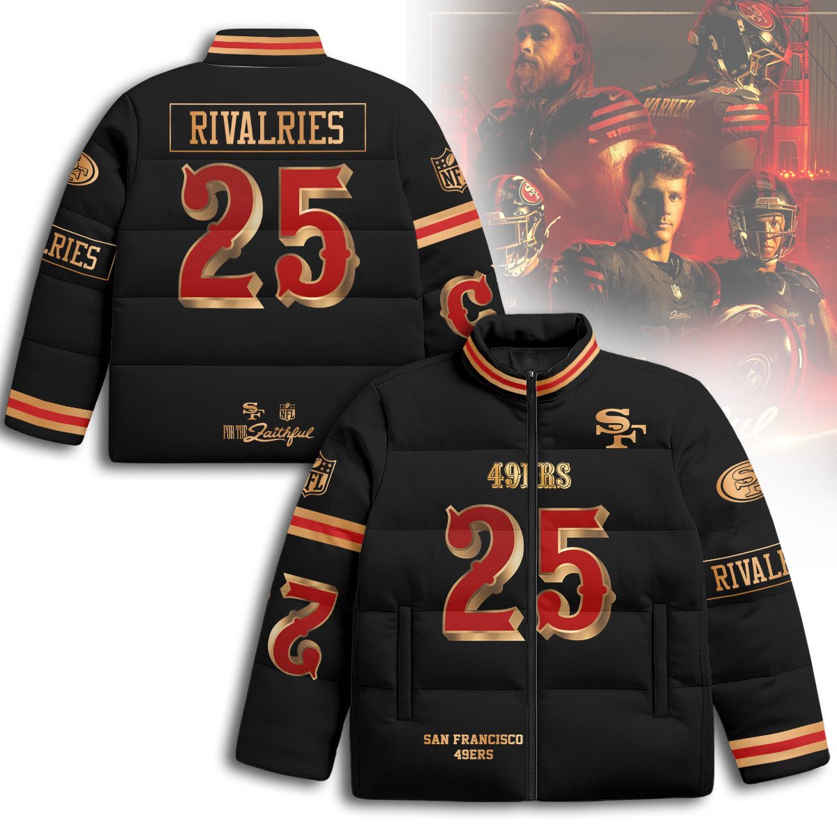 San Francisco 49ers Rivalry Series Puffer Jacket
