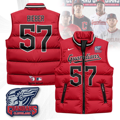 Cleveland Guardians Unisex Puffer Vest
