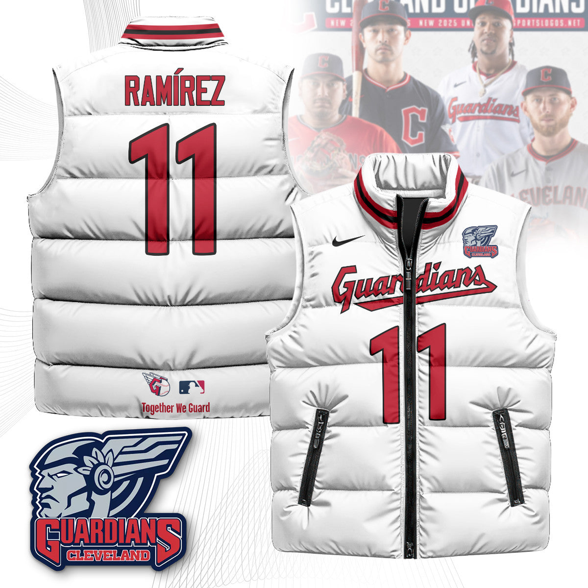Cleveland Guardians Unisex Puffer Vest