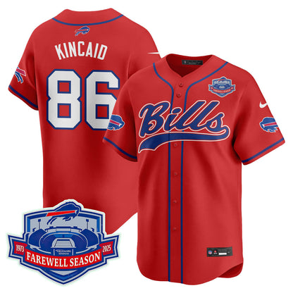 Buffalo Bills 2025 Baseball Jersey All Stitched - Farewell to Highmark Stadium