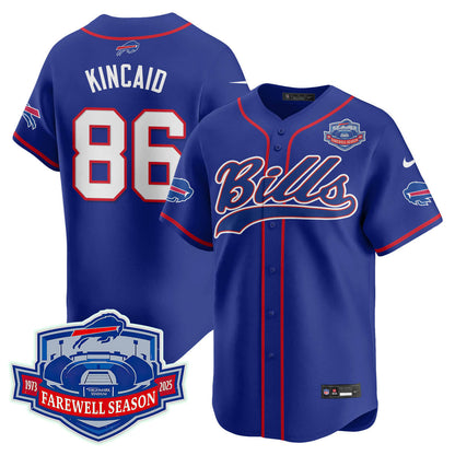 Buffalo Bills 2025 Baseball Jersey All Stitched - Farewell to Highmark Stadium