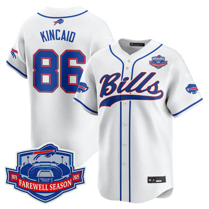 BUF 2025 Baseball Jersey All Stitched - Farewell to Highmark Stadium