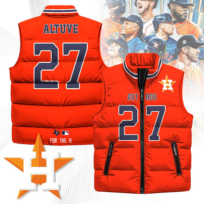 Houston Astros Unisex Puffer Vest