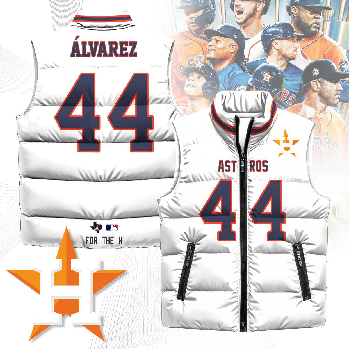 Houston Astros Unisex Puffer Vest