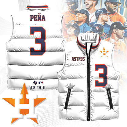 Houston Astros Unisex Puffer Vest