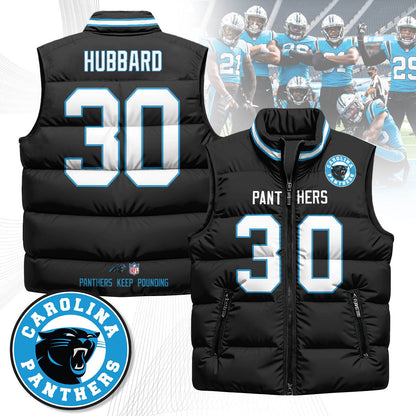 Carolina Panthers Unisex Puffer Vest
