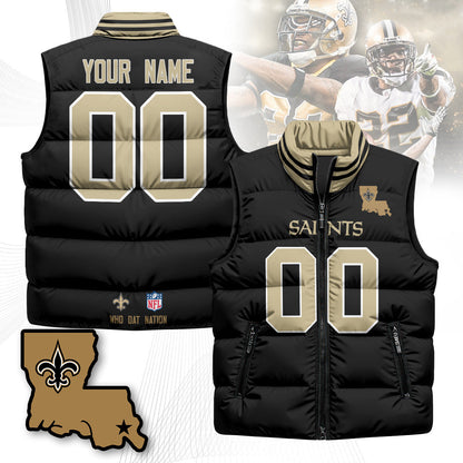New Orleans Saints Unisex Puffer Vest