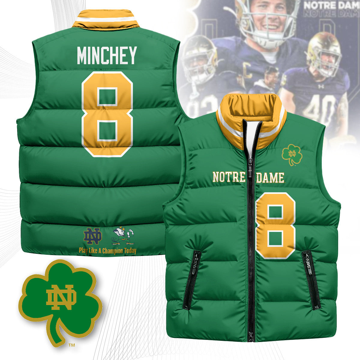 Notre Dame Fighting Irish Unisex Puffer Vest