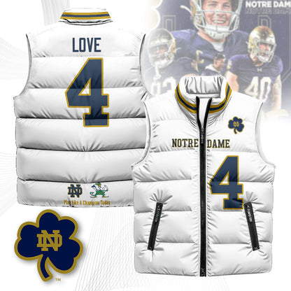 Notre Dame Fighting Irish Unisex Puffer Vest