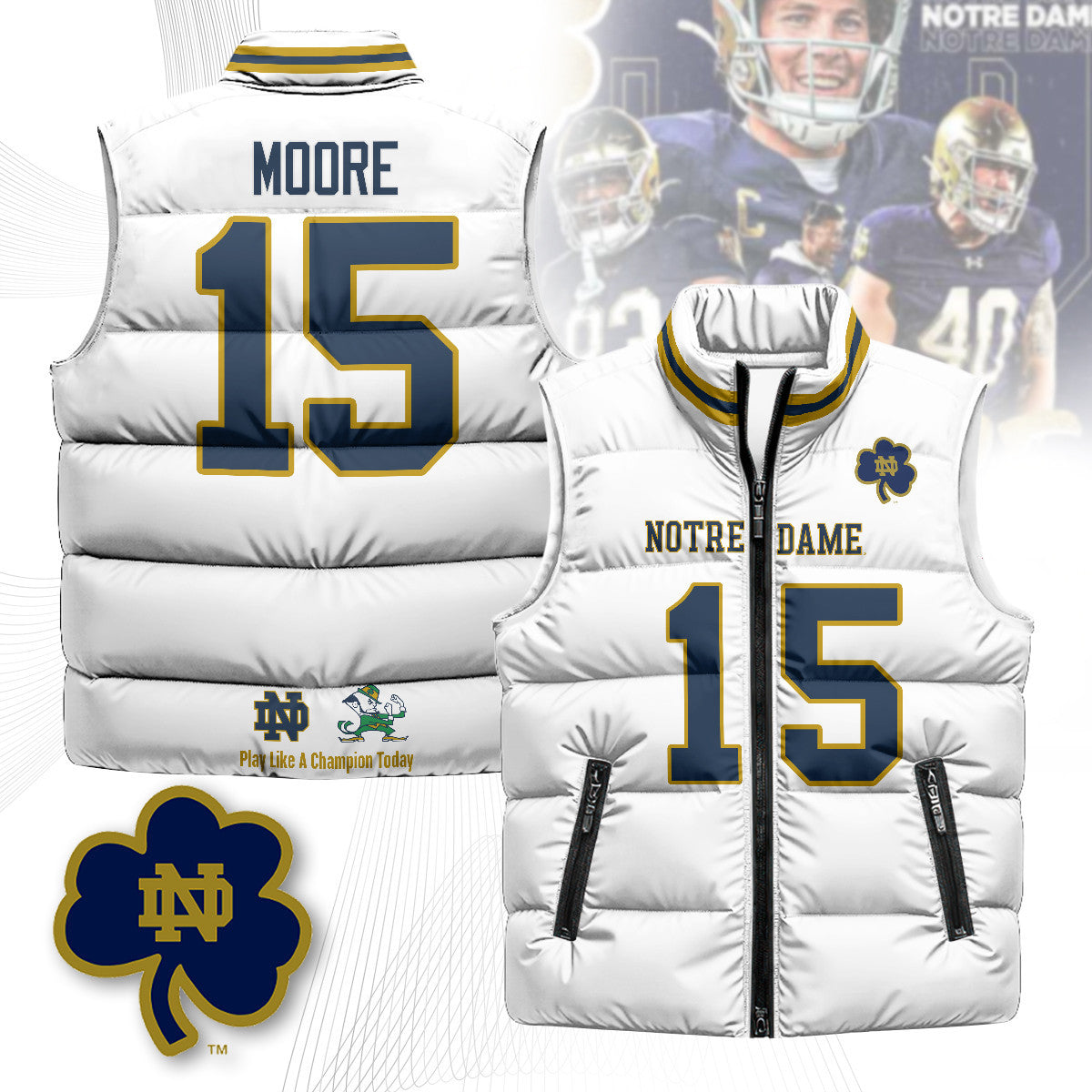 Notre Dame Fighting Irish Unisex Puffer Vest