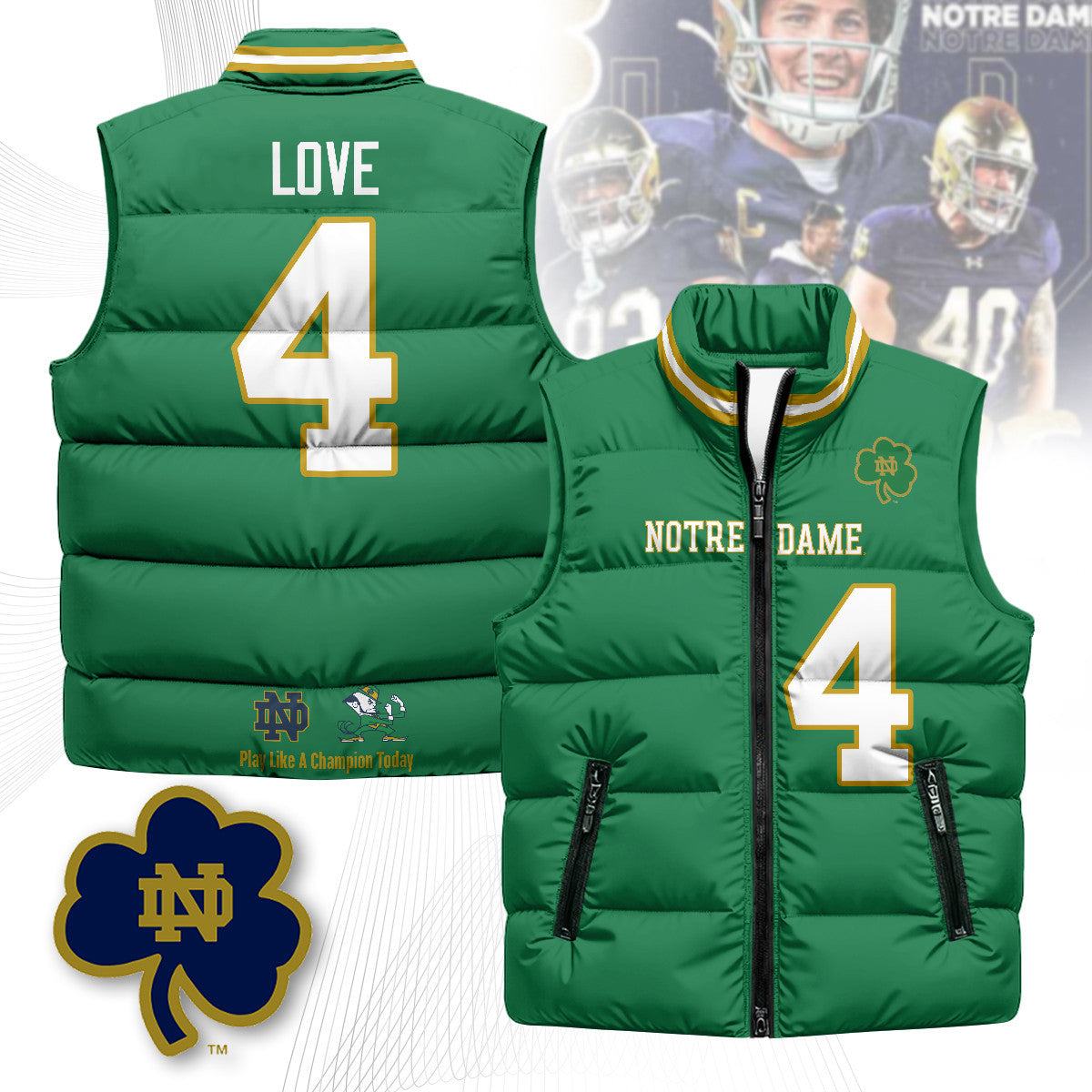 Notre Dame Fighting Irish Unisex Puffer Vest