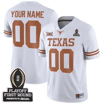Custom TEX Football 24/25 Jersey - CFP First Round Patch