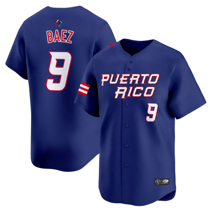 Men's Team Puerto Rico World Baseball Classic Vapor Premier Jersey - 2026 Roster - All Stitched