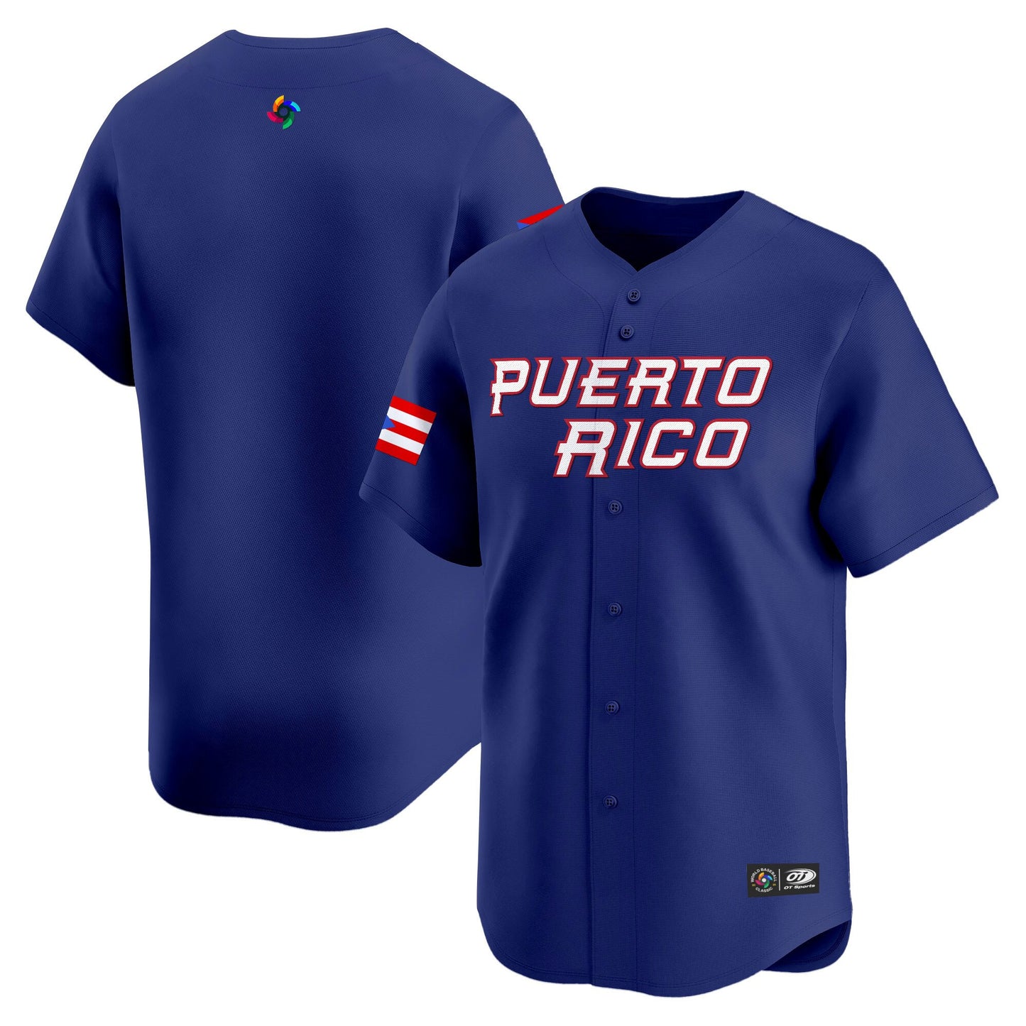 Men's Team Puerto Rico World Baseball Classic Vapor Premier Jersey - 2026 Roster - All Stitched