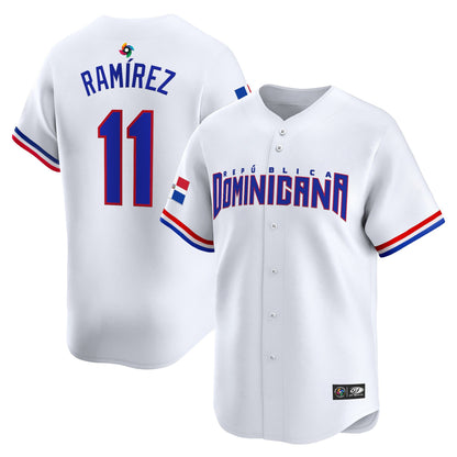 Men's Team Dominican Republic World Baseball Classic Vapor Premier Jersey - 2026 Roster - All Stitched
