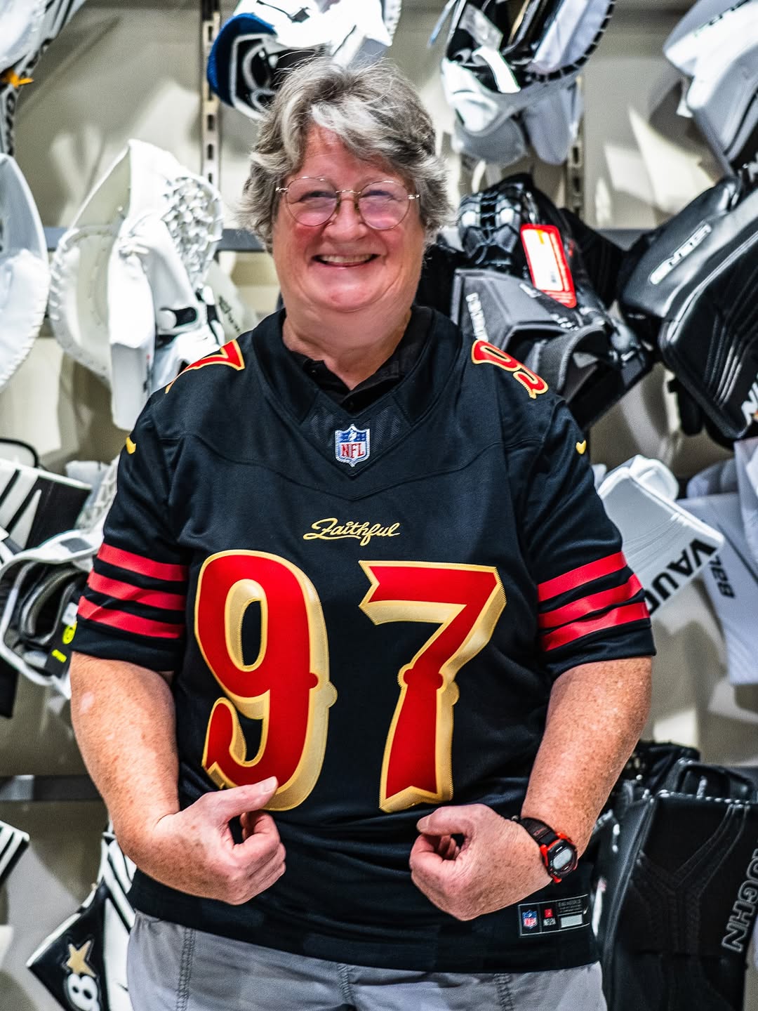 Custom SF Rivalries 5-Time Champions Patch Vapor Limited Jersey - All Stitched